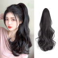 Synthetic Long Curly Hair Band With Grab Clip Ponytail Wig Curly Hair False Ponytail Fluffy Hair Can Be Braided Yao Store. 