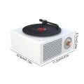 HXSJ Turntable Speaker USB BT-compatible V5.0 Vinyl Record Player Stereo Vintage Portable Speaker. 