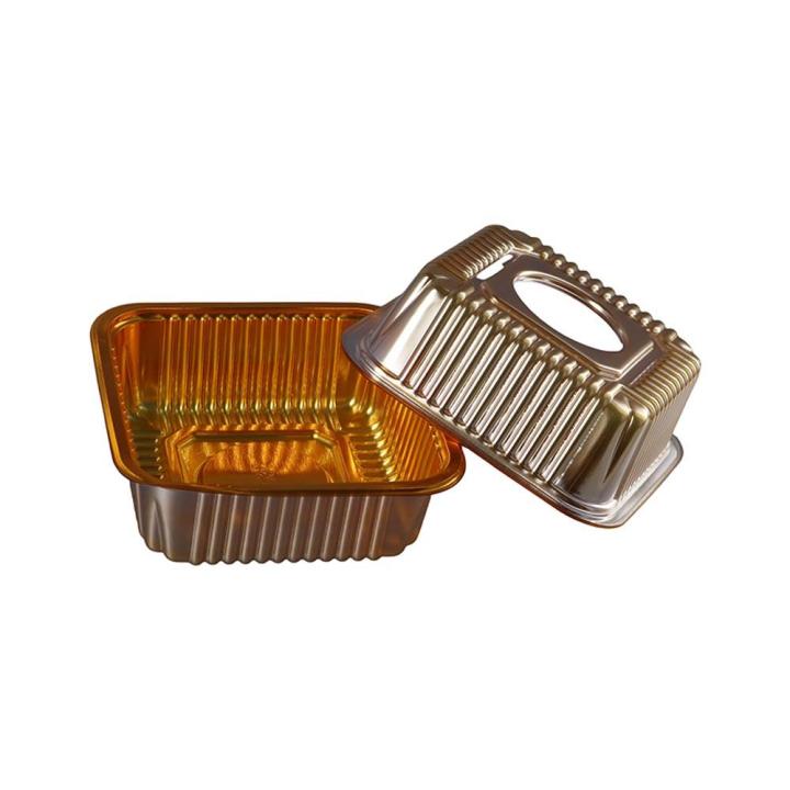 Pie Plastic Cupcake Packaging Box Mousse Container Cake Holder Mooncake Tray