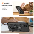 lthmy for Samsung Galaxy M33 5G Case Dual Layer Soft TPU Hard PC Back Stand Cover. 