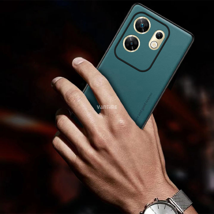 Vantime%20for%20Infinix%20Zero%2030%204G%20Case%20Synthetic%20Leather%20Slim%20Matte%20Hard%20Cover%20-%20Image%205