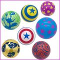 Ayogya's Set 2: 3 No's Inflatable Beach Balls Random Design Random Color Printed Volleyball Toys For Game Training. 