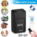 Mini GF-07 GPS Car Real Time Tracking Anti-Theft Anti-lost Key Pet Locator Strong Magnetic Mount SIM Message Positioner. 