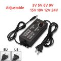 220V To 3V 5V 6V 9V 12V 15V 18V 24V 1A 2A 3A 5A AC DC Adjustable Power Adapter Supply Display Screen Voltage Regulated. 