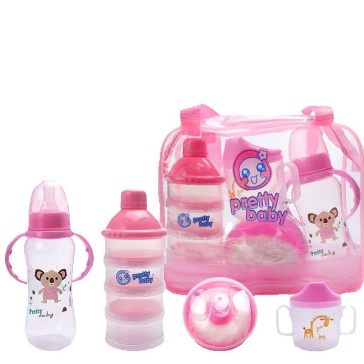 Pretty Baby Feeding Bottle Set 4pcs Newborn Creative Baby Products