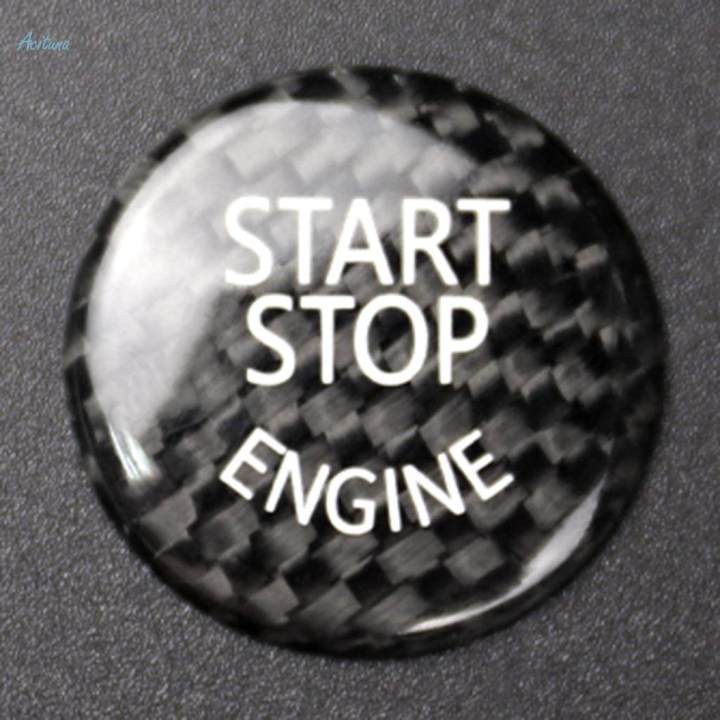 Sticker Engine Stop Auto Engine Start Stop Button Replace Cover Sticker for BMW Black ...