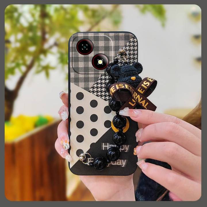 Black%20pearl%20pendant%20Dirt-resistant%20Phone%20Case%20For%20ZTE%20Blade%20A35E%20Waterproof%20silicone%20Back%20Cover%20soft%20case%20Cartoon%20cute%20-%20Image%207