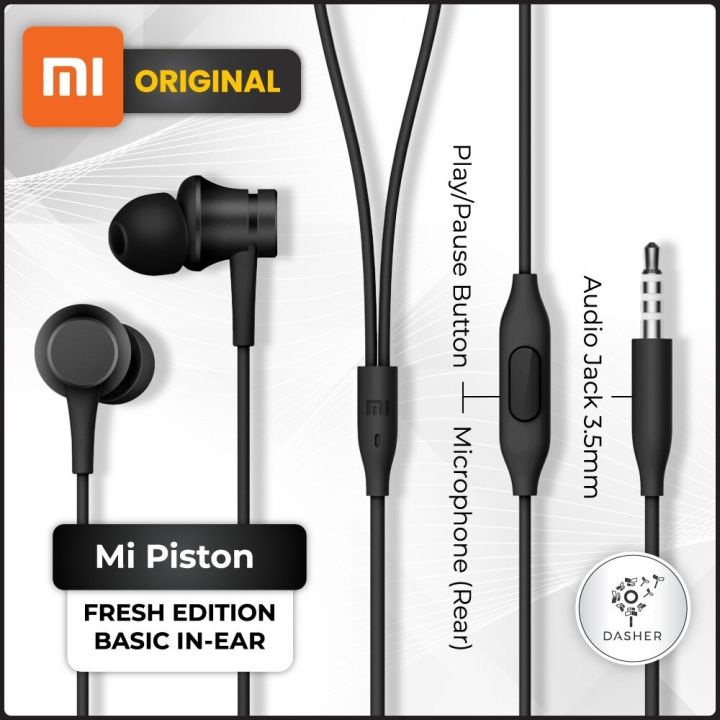 Xiaomi Earphone Mi Piston Fresh Edition In Ear Headphone Basic Standard Earphone Headset