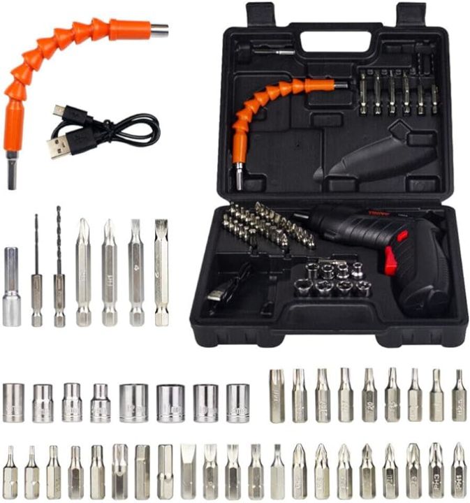 NEW 48 in 1 Rechargeable Wireless Cordless Electric Screwdriver Drill Set Power Tool