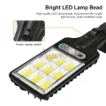 Auoyo Solar Light LED Outdoor Lights 72COB Solar Motion Sensor Flood Light IP65 Waterproof spotlight 3 Modes So-lar Street Lights Wall Lights for Garden. 