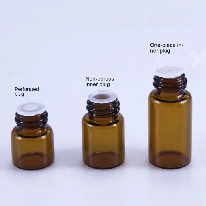 100pcs%201ml/2ml/3ml/5ml%20Empty%20Amber%20Glass%20Essential%20Oil%20Bottle%20Thin%20Glass%20Small%20Amber%20Dram%20Perfume%20Oil%20Vials%20Sample%20Test%20Bottle%20-%20Image%203