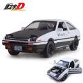 【Serendipity party】Initial AE86 Alloy Diecast Cars Inital Toy Car Vehicles Pull Back 1:28 Light For Children Boy Toys. 