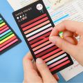 RHS Online 300 Sheets Extra Thin Transparent Solid color Sticky Notes Memo Pad Lable Sticker Bookmarks Notepad Sticky Index. 