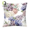 Quorrae Cushion Case Aesthetic Soft Texture Floral Pattern Cushion Cover / No-pilling Pillow Case Fine Stitching Polyester Machine Washable Floral Pattern Cushion Case Home Decor  ﻿. 