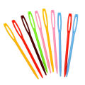 05 Plastic Needles Knitting Crochet Tapestry Wool Yarn Needles Children DIY Sweater Weaving Tools. 