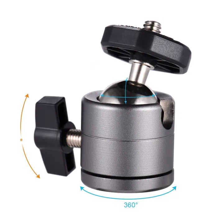 Mini%20Rotatable%20Aluminum%20Mount%201/4%20Screw%20for%20Camcorder%20Tripod%20-%20Image%205