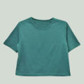 Knit top crop top for girls and ladies fashionable crop top girls top t-shirt. 