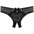 Limea black Lace Women's Underpants open with hole Crotch seamless Panties Low Waist Briefs Underwear - ladies seductive lingerie panty for hot tibak nighties women. 