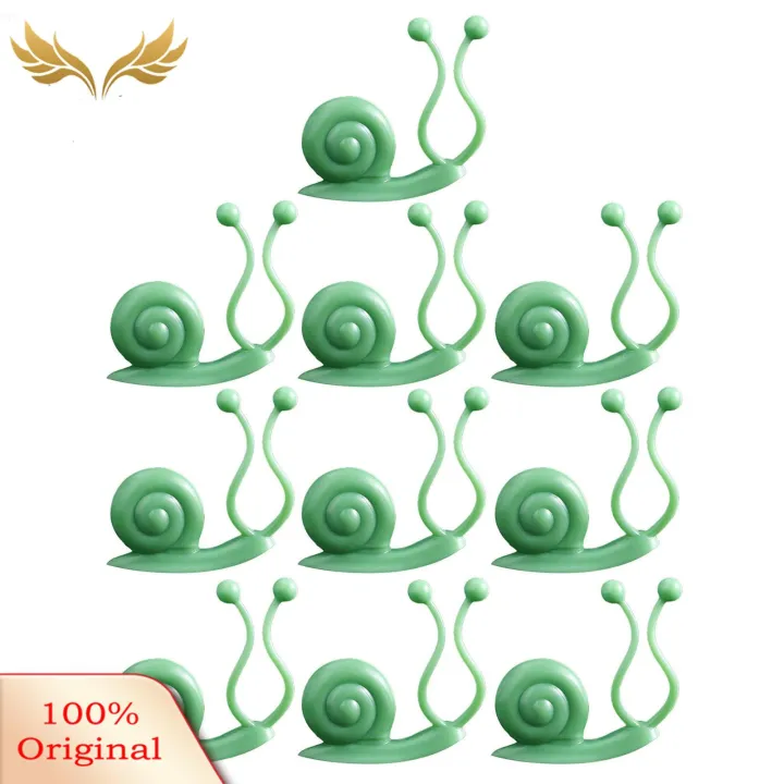 SuperRide Plant Stand for Climbing Plants 10 Pcs Snail Shape Plant Stem Holder Wall Mount for Balcony Garden Reusable Vine Fixing Clip for Wall Climbing Plants Self-adhesive Branch Fixer Climbing Plant Support