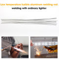 10pcs Aluminum Welding Rods  -  Low Temperature Easy Melt - Weld Bars Cored Wire Rod - Solder Tin Flux for Soldering Aluminum - for Soldering Aluminum. 