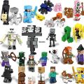 Vorallme Minecraft Compatible Lego Minifigure Set 29 Minifigres. 