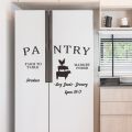 【IKE】 Modern Ins Style English Pantry Food Storage Room PVC Door zer Decor Paste Wall Beautification Decoration Stickers. 