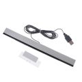 For Wii Sensor Bar Wired Ir Ray Usb Plug Remote Replacement Motion Sensor Bar. 