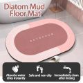 Quick Drying Diatomite Super Absorbent Bath Mat Bathroom Rug Entrance Doormat Floor Carpet Non-slip Safety Shower Mat, Massage Mat, Floor Drain Suction Cup. 