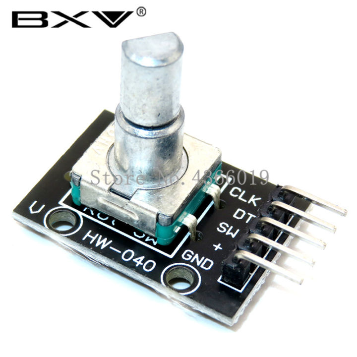 【VogueVenture】360 Degrees Rotary Encoder Module For Arduino Brick Sensor Switch Development Board KY-040 With Pins