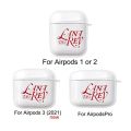 LeiyanLuxury Transparent Lana Del Rey Singer Kraft Soft TPU Case for Apple Airpods Pro 3 2 1 Wireless Bluetooth Earphone Cover Airpod Skin. 