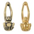 Gold Color Peacock Monkey Brass Handle Luxury Furniture Hardware Cabinet Door Knobs Push-pull Single Hole Wardrobe Drawer Pulls. 