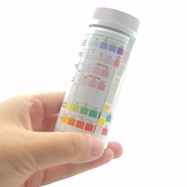 6%20In%201%20Aquarium%20Test%20Strips%20100pcs/lot%20Water%20Test%20Kit%20Fish%20Tank%20Test%20Strips%20For%20General%20PH%20Carbonate%20Hardness%20Chlorine%20-100Pcs,%20-%20Image%207
