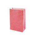 Organizer Festival Snack Colorful Wedding Christmas Plaid Gift Bag Kraft Paper Bag Storage. 