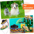 Kids Funny Hats Hairball Headdress Mexican Mini Hat Sombrero Hat With Headband Adult Pet Birthday Party Decoration Accessories. 