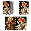 【New and Improved】 240pcs Card Album Book Naruto Dragon Ball Goku Vegeta ONE PIECE Luffy Zoro Map Letter Holder Binder Card Notebook Collection.