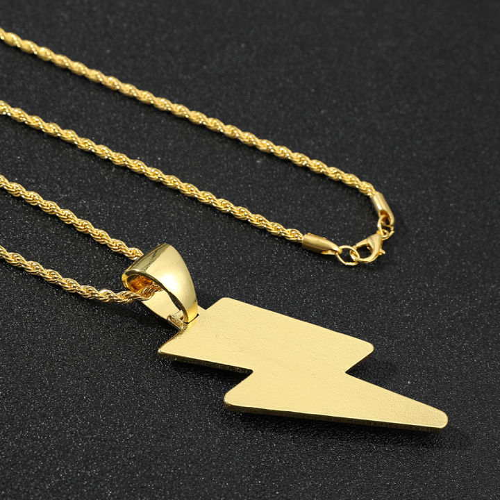Iced%20Out%20CZ%20Crystal%20Lightning%20Sign%20Pendant%20Necklaces%20for%20Men%20Teen%20Boys%20Hip%20Hop%20Gold%20Color%20Chains%20Accessories%20Jewelry%20Gifts%20-%20Image%202