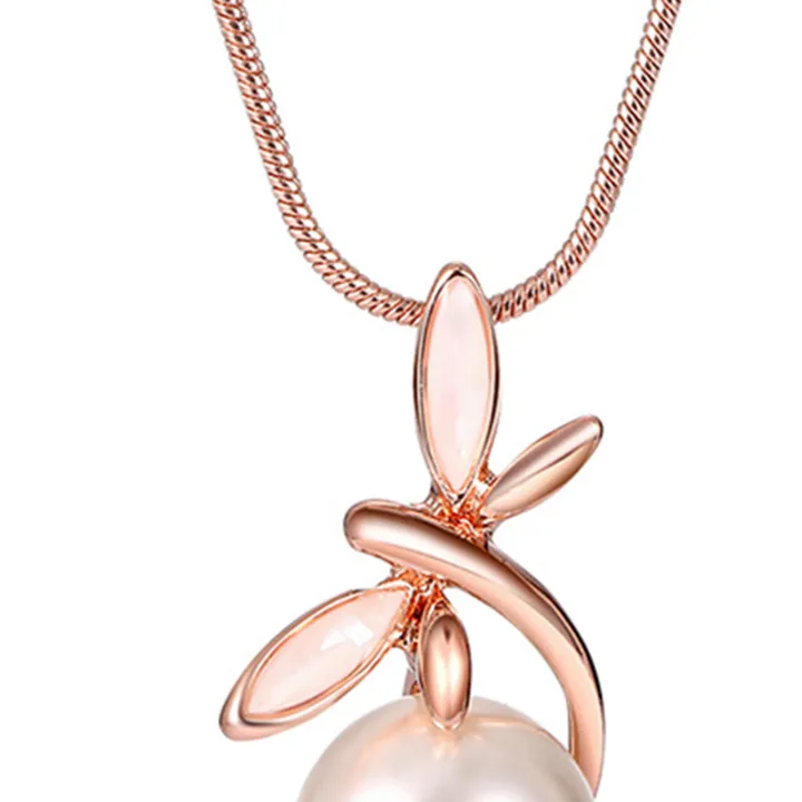 Vogue%20Jewelry%20Set%20Bright%20Luster%20Plated%20Imitation%20Pearl%20Necklace%20Earrings%20-%20Image%205
