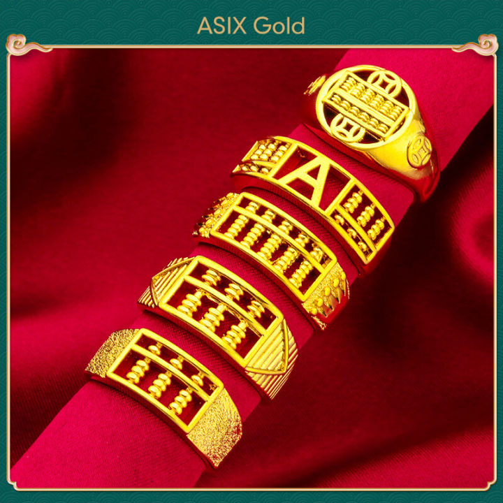 ASIX%20GOLD%20Money%20Catcher%20Ring%20916%20Gold%20Abacus%20Ring%20for%20Women%20-%20Image%202