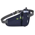 New 4 Colors Women Men Running Belt Bags Jogging Cycling Waist Pack Sports Runner Bag Water Bottle Holder Deep Blue. 