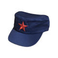 Style Red Star Hat Comfortable Men'S/Women'S Solid Colors Cap Cadet Design Adjustable Cadet Hat for Outdoor Activities Casual Wear Sports Events Enthusiasts Golfers. 