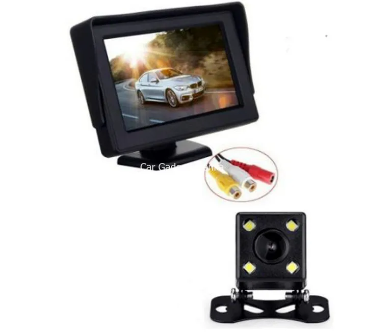 4.3 Inch Car Rear View Monitor Screen With Reverse Camera Full Set ...