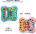 Fidget Finger Tip Rotation Spinning Magic Bead Cube Rotating Educational Funny Interactive Fingertip Magic Bean. 