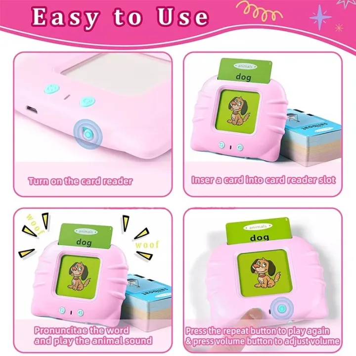 Early%20Learning%20Flash%20Cards%20Reader%20Machine%20112pcs%20Cards%20224%20words%20Early%20Education%20Device%20Kids%20Preschool%20Learning%20Card%20Toy%20Talking%20Toys%20Musical%20with%20Sound%20Effect%20%E5%84%BF%E7%AB%A5%E7%9B%8A%E6%99%BA%E5%8D%A1%E7%89%87%E6%97%A9%E6%95%99%E6%9C%BA%20-%20Image%204