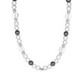 Time Offer】Reflective Pearl Stitching Cross Niche Clavicle Chain Men's Hip Hop Style Women's Chain. 