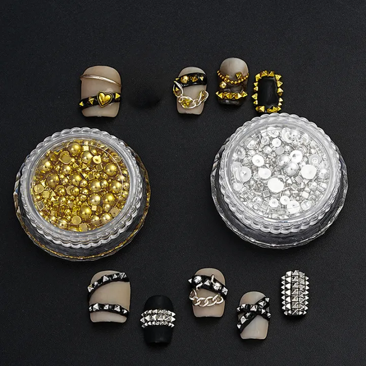 1%20Bottle%20Nail%20Metal%20Rivets%20Punk%20Gold%20Silver%20Flat%20Bottom%20Nail%20Art%20Decorations%203D%20Metal%20Bead%20Or%20Nail%20Designs%20Manicure%20Charm%20-%20Image%203