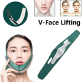 Face Lift Up Belt and Shaping Mask for Relaxation and Slimming, Reusable V Shaper Facial Tool for Contouring and Toning. 