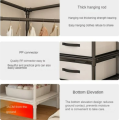Corner Hall Tree,Standalone Coat Rack with 3-Tier Clothing Shoes Storage and 10 Hooks for Entryway,Hallway,Bedroom,Bathroom,Living Room,Office, Corner Clothes Rack Nightstand Clothe Stand Coat Rack Storage Detachable Item Storage Night Table Organizer. 