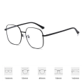 Eyewear Anti-blue Light Glasses Eyeglasses Transparent Ins Trend Oval Frame Sunglasses Oval Frame Sunglasses Flat Mirror Eyeglasses for Use in different scenarios to protect eyes from blue light. 