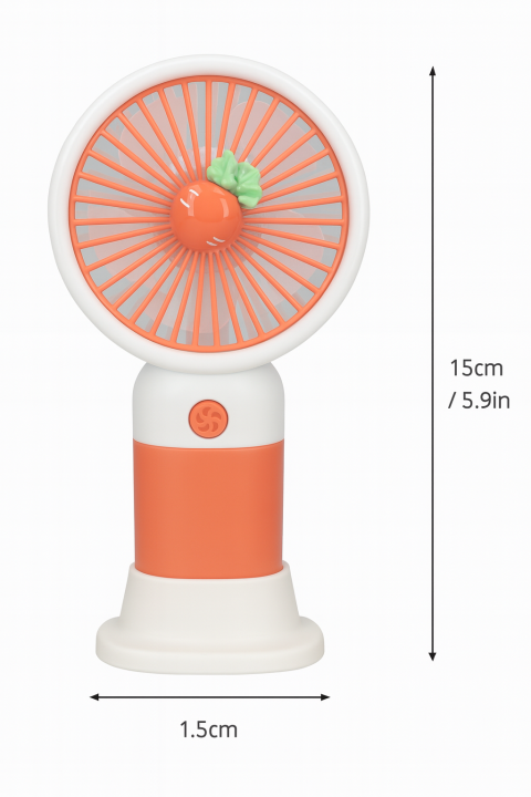 Portable Mini Fan USB Rechargeable Fan Handheld Portable Fan Desktop ...