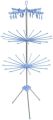 Clothes Drying Rack, 3-Tier Collapsible Foldable Garments Stand for Hanging Towels Baby Clothes Sock Towels. 
